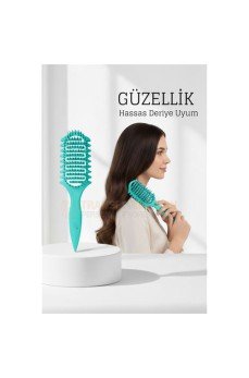 Doğal Antistatik Hava Yastıklı Saç Fırçası - Dolaşık Saç Açıcı Tarak