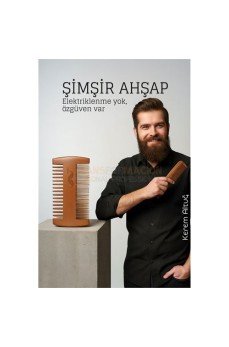 Ahşap Sakal ve Bıyık Tarağı – Antistatik Şimşir Tarak