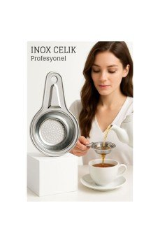 Inox Çelik Çay Süzgeci - Profesyoneller İçin Paslanmaz Çelik Inox Çelik Çay Süzgeci - Profesyoneller İçin Paslanmaz Çelik