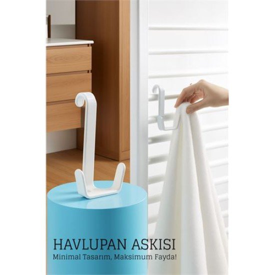 Havlupan Askısı - Pratik Radyatör Üstü Askı Çift Kancalı Tasarım Havlupan Askısı - Pratik Radyatör Üstü Askı Çift Kancalı Tasarım