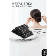 150’li Siyah Metal Tel Toka Seti – Profesyonel Saç Şekillendirme İçin 150’li Siyah Metal Tel Toka Seti – Profesyonel Saç Şekillendirme İçin