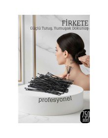 750’li Siyah Saç Firketesi Profesyonel Saç Şekillendirme İçin