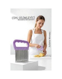 Şekilli Pratik Cips Dilimleyici Paslanmaz Çelik  – 9x13 cm