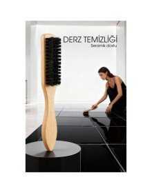 Ahşap Saplı Derz Temizleme Fırçası – Hassas Seramikler İçin Bristol Kıllı Fırça