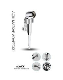 105° Açılı Matkap Adaptörü Seti – 1/4” Hex Şaftlı