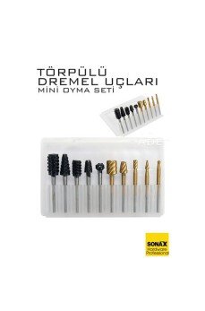 Dremel Uyumlu Törpülü Mini Oyma Gravür Uç Seti – 10'lu Tungsten Karbür, Ahşap/Metal/Plastik için