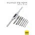 8 li Diş Açma Kılavuz Seti –Endüstriyel Çelik, M3-M12 Arası Dişli Matkap Ucu