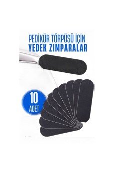 Ayak Törpü Yedeği Yapışkanlı Törpü Zımparası Pedikür Törpü Yedeği 10 ADET