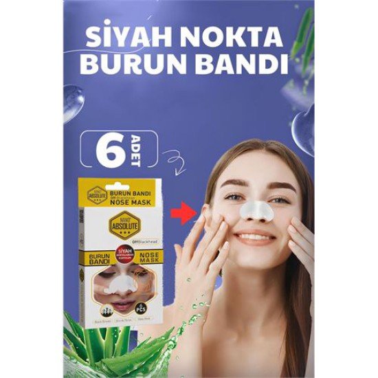 Absolute Burun Siyah Nokta Bandı 1 ADET