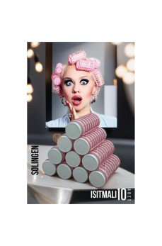 Isıtmalı Sulu Bigudi 2.5 cm 10 Adet Solingen Professional