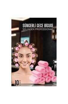 Süngerli Gece Bigudisi 3 cm 10 Adet Solingen Professional