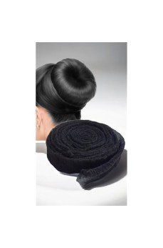 Saç Topuz Süngeri SİYAH 10 METRE Forero Design