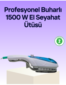 Buharlı Ütü Askıda Kullanım Kolaylığı ile Pratik Çözüm