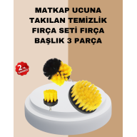 3’lü Matkap Ucu Fırça Takımı Zorlu Kirler İçin