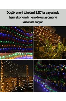 Yılbaşı ve Parti Dekorasyonu İçin LED Işık Zinciri
