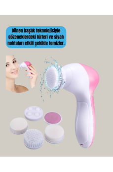 Fırçalı Yüz Temizleme ve Spa Masaj Cihazı