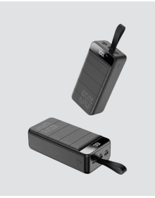 50.000 mAh Kapasiteli Powerbank – Hızlı Şarj Destekli, 4 USB Portlu, LED Işıklı Taşınabilir Enerji Deposu