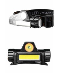 Kafa Lambası Çalışma Işığı Kafa Feneri Şarjlı Mıknatıslı Fenerli