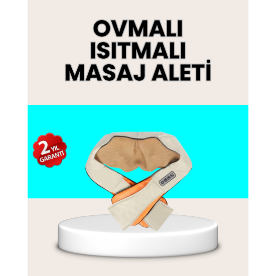 Ev Tipi Ovmalı Isıtmalı Boyun Omuz Bel Masaj Aleti Kolay Kullanım