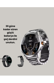 10 Gün Pil Ömrü ve 100+ Spor Modu ile SW80 Akıllı Saat 10 Gün Pil Ömrü ve 100+ Spor Modu ile SW80 Akıllı Saat