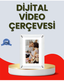 USB-C ile Hızlı Şarj ve Veri Aktarımı – 7 İnç Dijital Görüntü Çerçevesi