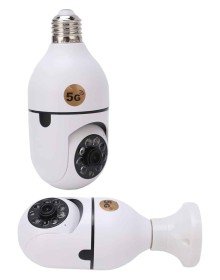 Wifi Güvenlik Kamerası 360 Derece Dönebilen Harekete Duyarlı Gece Görüşlü Ampul