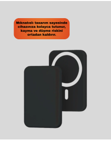 15W Kablosuz Şarj Destekli MagSafe Araç Tutucu Havalandırma Klipsli