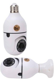 Wifi Güvenlik Kamerası 360 Derece Dönebilen Harekete Duyarlı Gece Görüşlü Ampul