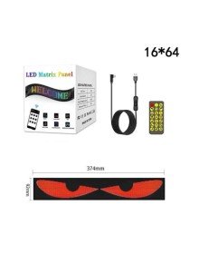 LED Matrix Panel RGB Ekran Kumandalı Araç Camına Uygun