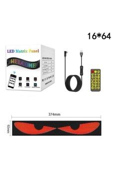 LED Matrix Panel RGB Ekran Kumandalı Araç Camına Uygun LED Matrix Panel RGB Ekran Kumandalı Araç Camına Uygun