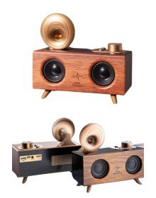 Gramafon Nostaljik Radyo Yüksek Ses Kalitesi USB TF Kart Aux