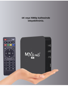 4K Android TV Box – 2GB RAM 16GB ROM, Hızlı Wi-Fi Bağlantılı Akıllı Medya Kutusu