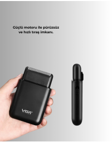 45 Dakika Çalışma Süreli Şarjlı Tıraş Makinesi | ABS Gövdeli