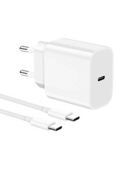 15/Pro/Pro Max 20W İOS Uyumlu Hızlı Şarj Aleti Adaptörlü Beyaz