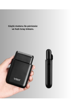 Kart Tasarımlı Şarjlı Tıraş Makinesi | 2 Başlıklı Hassas Kesim