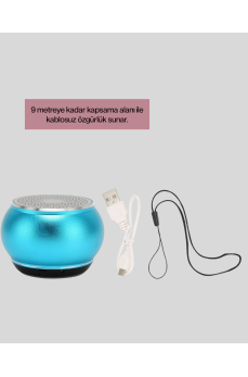 Taşınabilir Mini Bluetooth Hoparlör 9m Menzil Dahili Mikrofon Taşınabilir Mini Bluetooth Hoparlör 9m Menzil Dahili Mikrofon