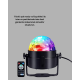 3 Renk 7 Mod Döner Disko Topu Işık 3 Renk 7 Mod Döner Disko Topu Işık