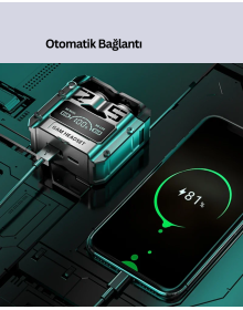 Şarj Kutulu Kablosuz Bluetooth Kulak İçi Spor Kulaklık