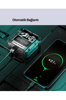 Şarj Kutulu Kablosuz Bluetooth Kulak İçi Spor Kulaklık