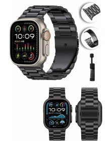 Akıllı Saat Arama Konuşma GPS ve NFC Özelliği 3 Kordonlu Amoled Ekran