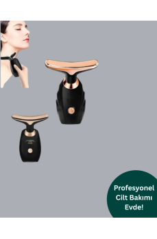 Yüz ve Boyun İçin Cilt Sıkılaştırıcı Masaj Cihazı