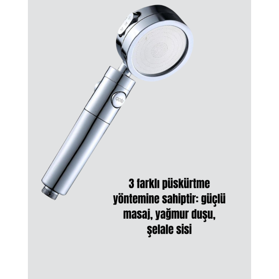 360° Ayarlanabilir Çok Fonksiyonlu Duş Başlığı 360° Ayarlanabilir Çok Fonksiyonlu Duş Başlığı