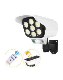 Solar Bahçe Aydınlatması Hareket Sensörlü Uzaktan Kumandalı Kamera Görünümlü