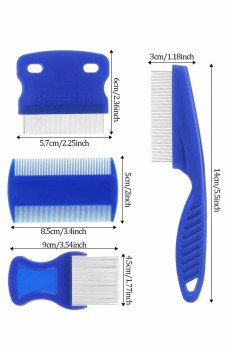 4'lü Bit Pire Tarağı Set Kedi Köpek Evcil Hayvan Tüy Toplayıcı Mavi 4'lü Bit Pire Tarağı Set Kedi Köpek Evcil Hayvan Tüy Toplayıcı Mavi