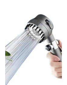Yüksek Performanslı Masaj Etkili Su Tasarruflu Duş Başlığı Krom Kaplama Uzun Ömürlü