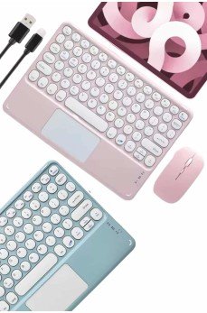 Profesyonel Wifi Q Klavye Bluetooth Klavye Touchpad 10.8 Inç