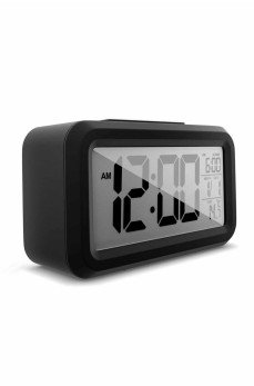 Dijital Işıklı Alarmlı Çalışma Masası Ekran Pilli Çalar Saat