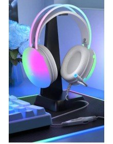 Kulak Üstü Kablosuz Bluetooth Kulaklık Unısex Renkli Işıklı Kulaklık