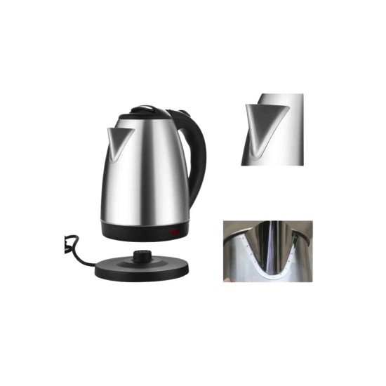 Su Isıtıcı 220 - 240 V Paslanmaz Çelik Kettle Uzun Ömürlü 2000 Watt Su Isıtıcı 220 - 240 V Paslanmaz Çelik Kettle Uzun Ömürlü 2000 Watt