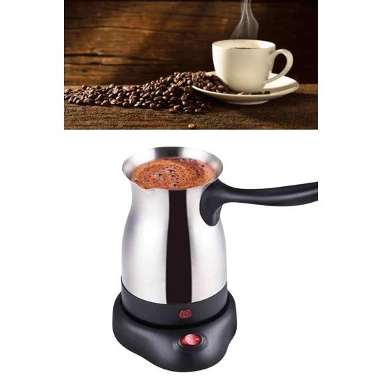 Çelik Kahve Makinesi Cezve 800 Watt Paslanmaz Çelik Türk Kahvesi Makinesi Çelik Kahve Makinesi Cezve 800 Watt Paslanmaz Çelik Türk Kahvesi Makinesi